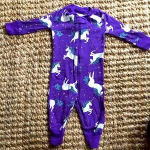 Hanna Andersson unicorn pajamas 0-3 months